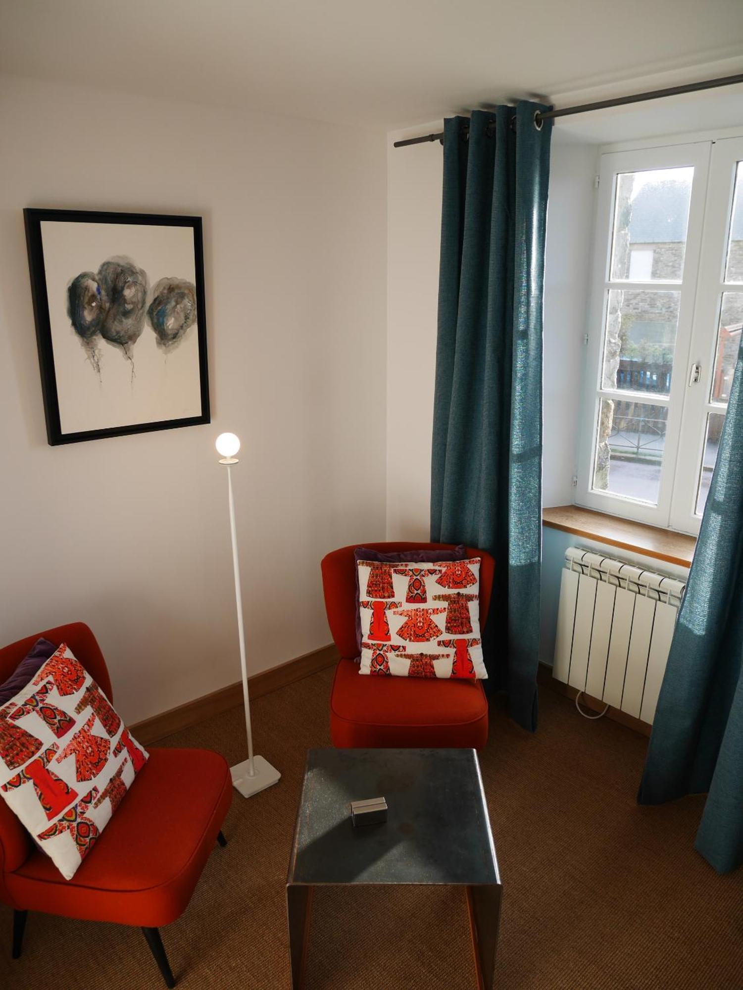 Hotel Aux 13 Arches Portbail Zimmer foto